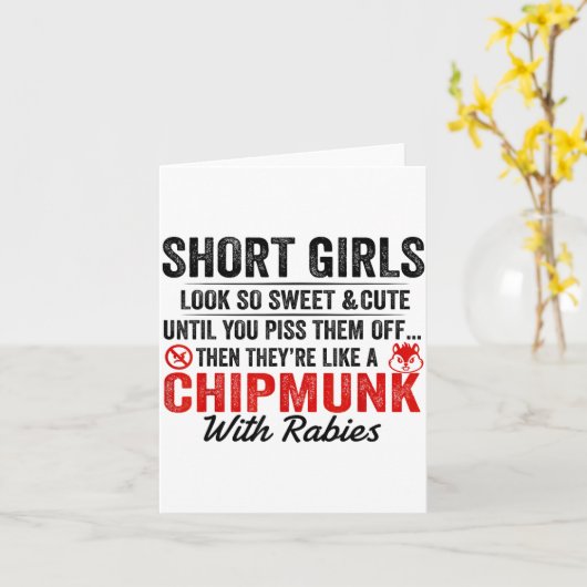 Kleine Meisjes Lijken Zo Schattig En Smoel Totdat  Kaart (Gele Bloem)