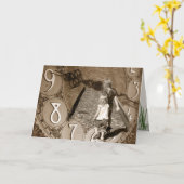 kleine meisjes op het spoor van de klok kaart (Gele Bloem)