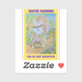 Kleine Meisjes Paas Sticker (Vel)