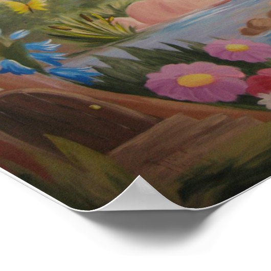 kleine meisjes poster (Hoek)