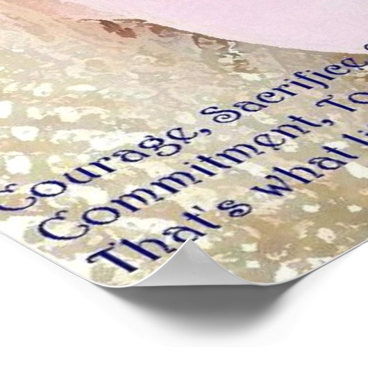 "Kleine meisjes" Poster (Hoek)