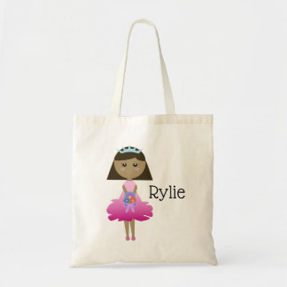 Kleine meisjes prinses dans ballerina tote bag