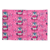 Kleine Meisjes Roze Eenhoorn Pony Kussensloop (Achterkant)