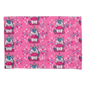 Kleine Meisjes Roze Eenhoorn Pony Kussensloop (Voorkant)