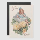 Kleine  meisjes, Rozen en groeten van Valentijnen (Voorkant / Achterkant)