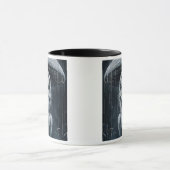 Kleine melanchol in de regen. mok (Midden)