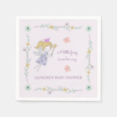 Kleine melkventilatortuin Elke keer Lila Servet (Voorkant)