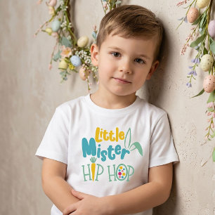 Kleine meneer hiphop Pasen voor kinderen T-shirt