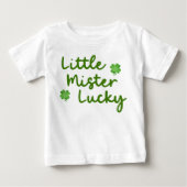 Kleine meneer Lucky St Patrick's Day Green Clover (Voorkant)