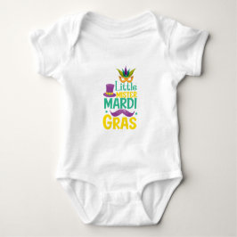 Kleine meneer Mardi Gras Baby Bodysuit