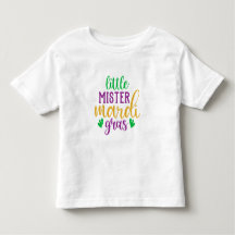 Kleine Meneer Mardi Gras Peuter T-Shirt