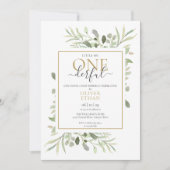 Kleine meneer ONEderful Elegante foto eerste verja Kaart (Voorkant)