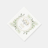 Kleine meneer ONEderful elegante jongen eerste ver Servet (Hoek)