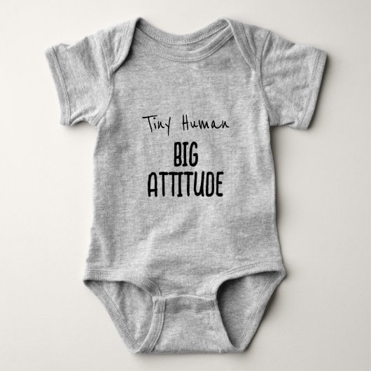 Kleine Mens, Grote Attitude Romper (Voorkant)