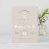 KLEINE Menselijke Baby Shower, Baby Shower, Modern Kaart (Staand voorkant)