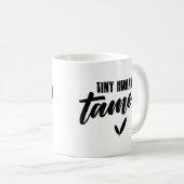 Kleine menselijke tamer grappige leraar koffiemok (Voorkant rechts)