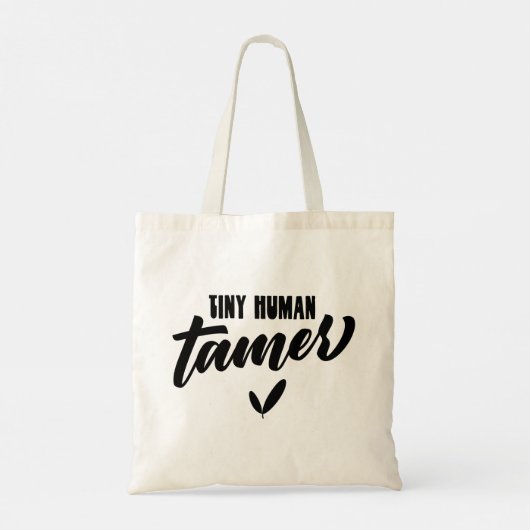 Kleine menselijke tamer grappige leraar tote bag (Achterkant)