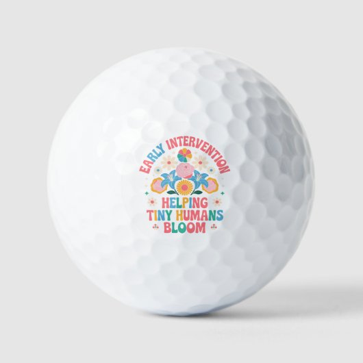 Kleine mensen helpen bloeien - Vroege interventie Golfballen (Voorkant)