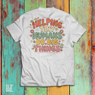 Kleine Mensen Helpen om Grote Dingen te Doen – Kle Tri-Blend Shirt