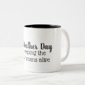 Kleine mensen leven met tweetalige mok (Voorkant rechts)