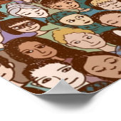 Kleine mensen poster (Hoek)