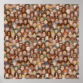 Kleine mensen poster