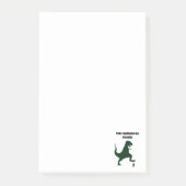 Kleine Mensen Worden Geplet Grappige Dinosaur Cart Post-it® Notes (Voorkant)