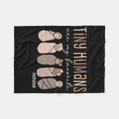 Kleine mensen zijn mijn favoriete postpartum zwang fleece deken (Voorkant (Horizontaal))
