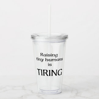 Kleine Mensjes Acryl Drinkbeker