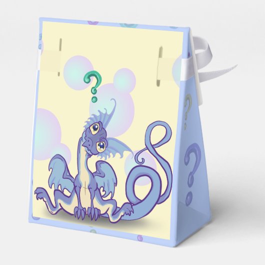 Kleine merkwaardige draak bedankdoosjes (Achterkant)