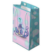 Kleine merkwaardige draak klein cadeauzakje (Voorkant Gekanteld)