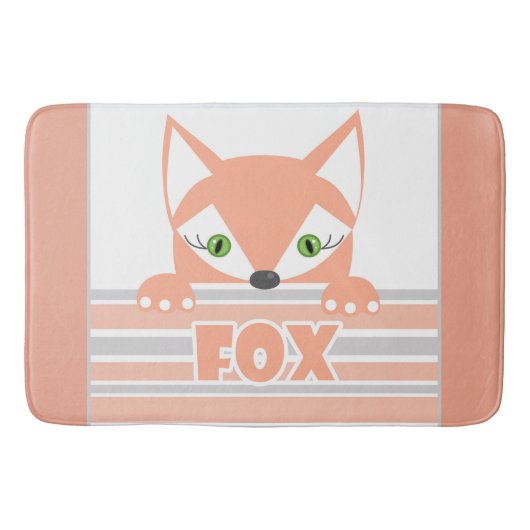 Kleine, merkwaardige Fox Badmat (Voorkant)