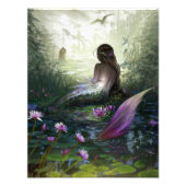 Kleine Mermaid Art Print Foto Afdruk (Voorkant)