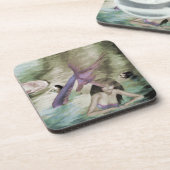 Kleine Mermaid Cork Onderzetter (Linkerzijde)
