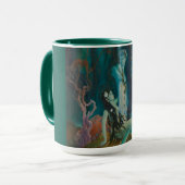 Kleine Mermaid  Fairytale Coffee Mok (Voorkant links)
