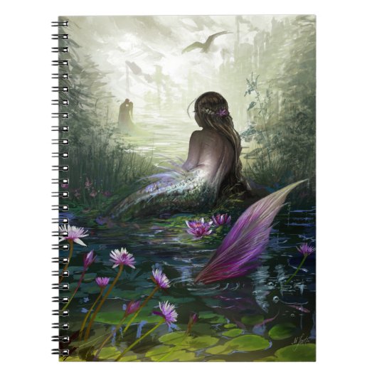 Kleine Mermaid-laptop Notitieboek (Voorkant)