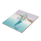 Kleine Mermaid Objecten Tegeltje (Zijkant)