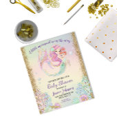 Kleine Mermaid Waterverf Baby shower Budget