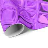 Kleine metallische Amethyste Paarse Diamond Serpen Cadeaupapier (Rol Hoek)