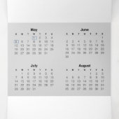 Kleine Mexicaanse Kalender 2024 met Feestdagen Drieluik Programma (Binnenkant midden)