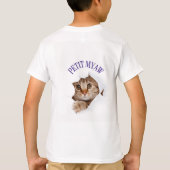 kleine miauw t-shirt (Achterkant)