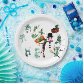 KLEINE MICE PLAY IN SNEE PAPIEREN BORDJE (Feest)