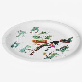 KLEINE MICE PLAY IN SNEE PAPIEREN BORDJE (Gekanteld)