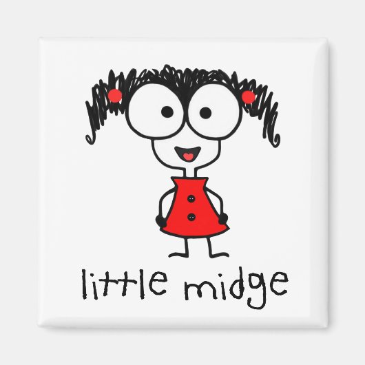 kleine midgemagneet magneet (Voorkant)
