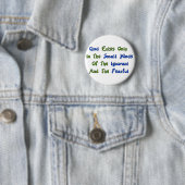 Kleine minds ronde button 5,7 cm (In situ)