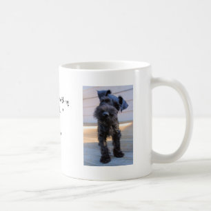 Kleine miniatuur Schnauzer Puppy Coffee Mok