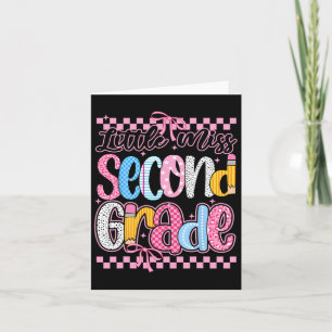 Kleine Miss 2e klas terug naar school Meisjes Kid Kaart