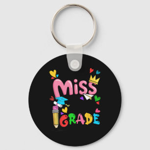 Kleine Miss 2e Tweede Klas Schattig Terug naar Sch Sleutelhanger