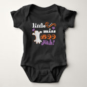 kleine Miss Boo Yah schattige halloween Romper (Voorkant)