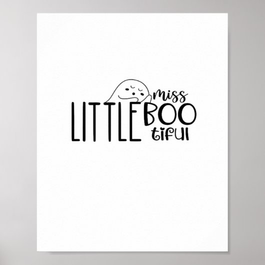 Kleine Miss Bootiful Retro Classic Poster (Voorkant)